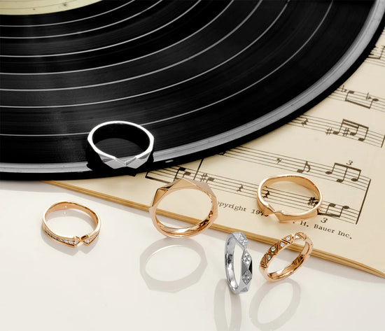 BRIDAL - CHAPELl Rose Gold Wedding Ring