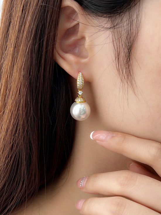 APHROSE-Fashion Sterling Silver Pearl Earrings