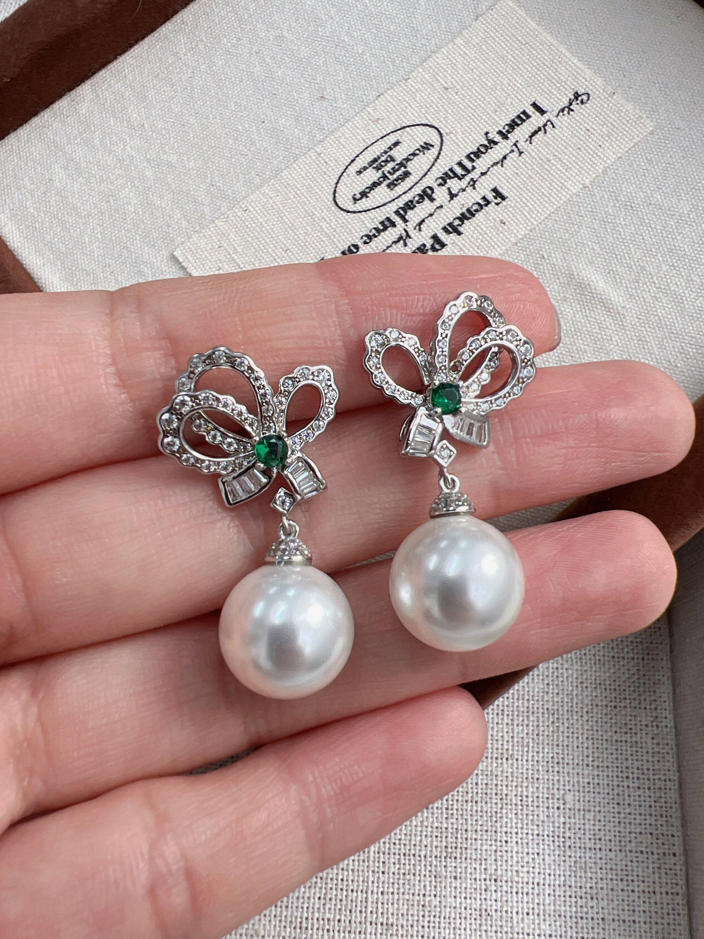 APHROSE-Fashion Sterling Silver Pearl Earrings