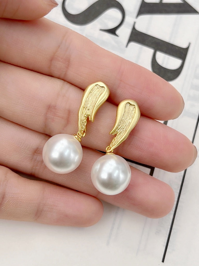 APHROSE-Fashion Sterling Silver Pearl Earrings