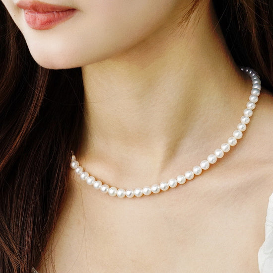 OTHER-Fashionable Hundred T-button Pearl Necklace