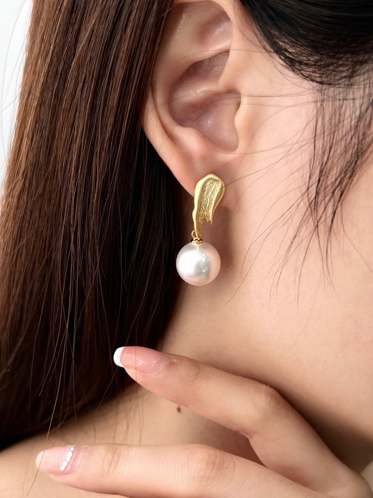 APHROSE-Fashion Sterling Silver Pearl Earrings