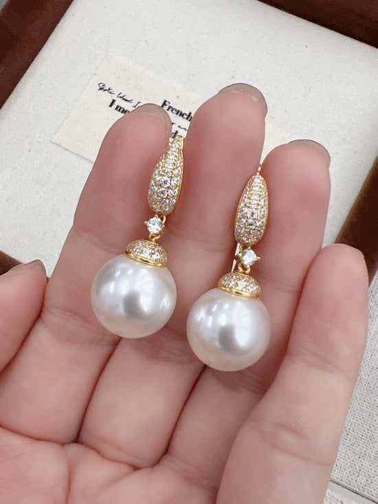 APHROSE-Fashion Sterling Silver Pearl Earrings