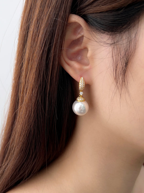 APHROSE-Fashion Sterling Silver Pearl Earrings