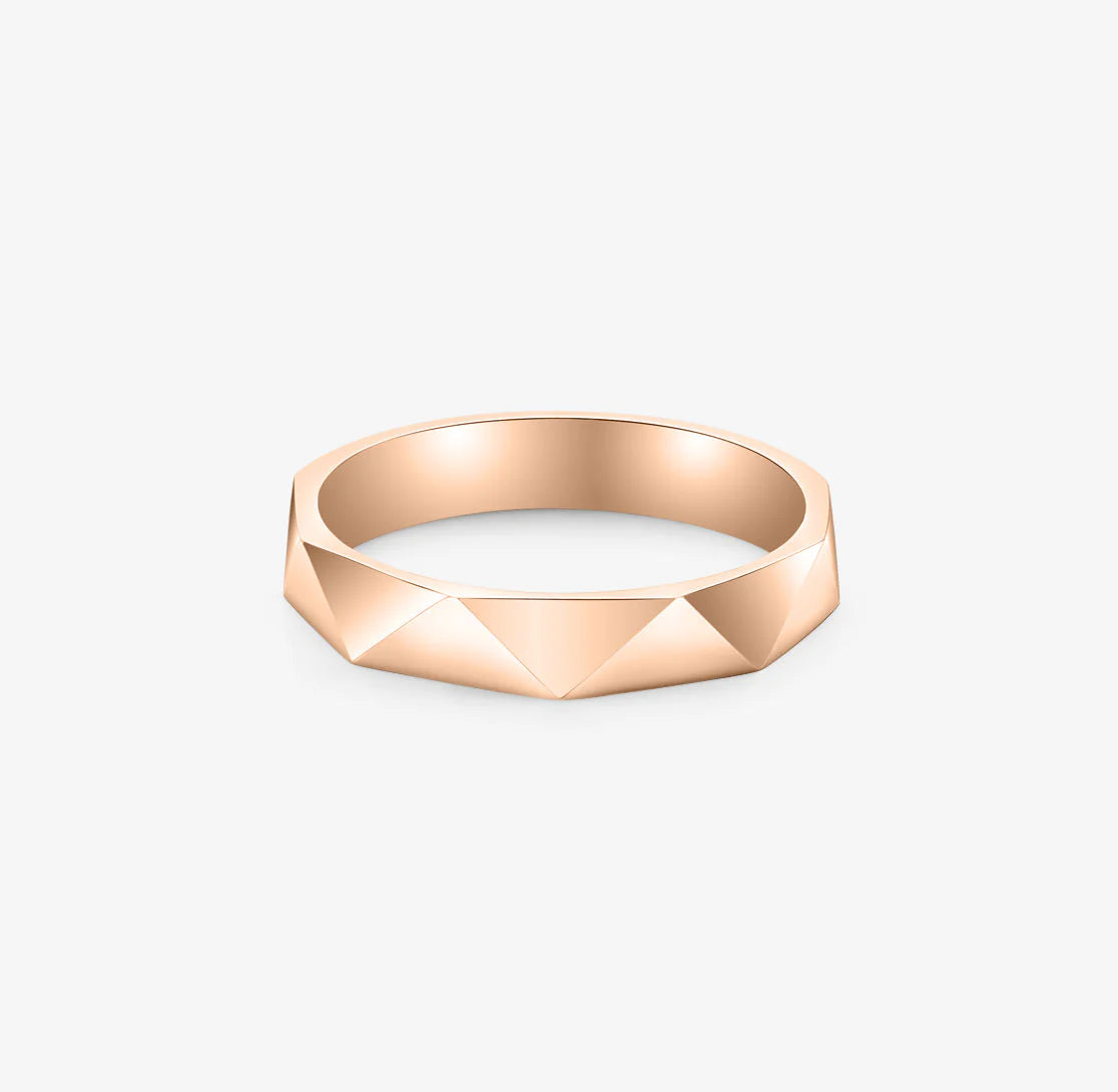 BRIDAL  - 18K  Rose Gold Wedding Ring
