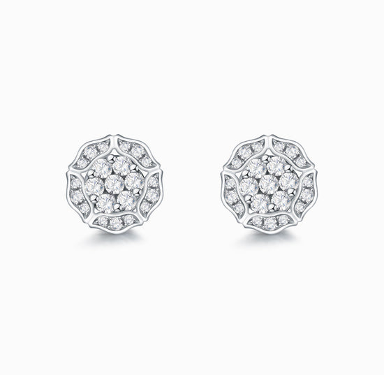 DATURA • ASTRA-Diamant- und 18-Karat-Weißgold-Ohrringe 