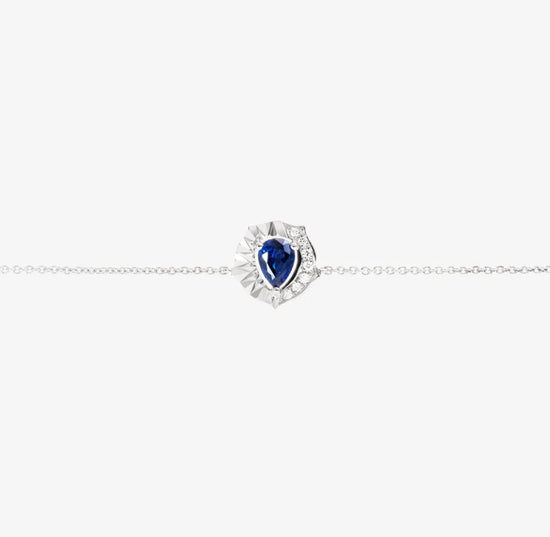 DATURA • ASTRA 蓝色蓝宝石和钻石手链