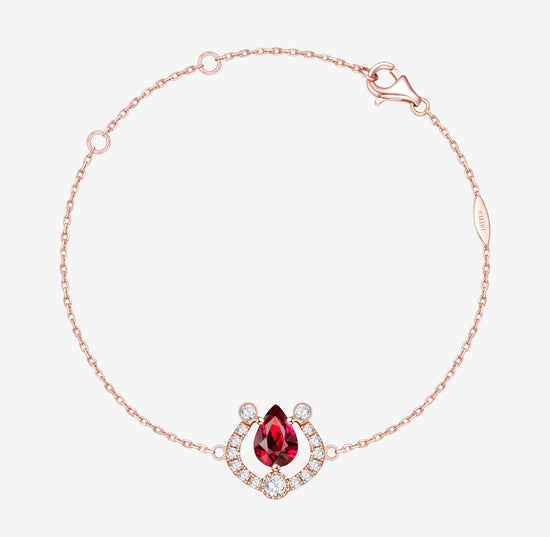 CONCERTO - 18K Rose Gold Ruby Bracelets