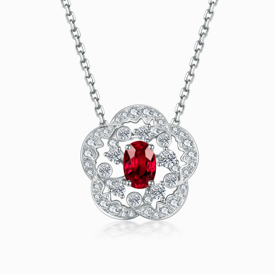 FAUNA &FLORA - 红宝石钻石项链