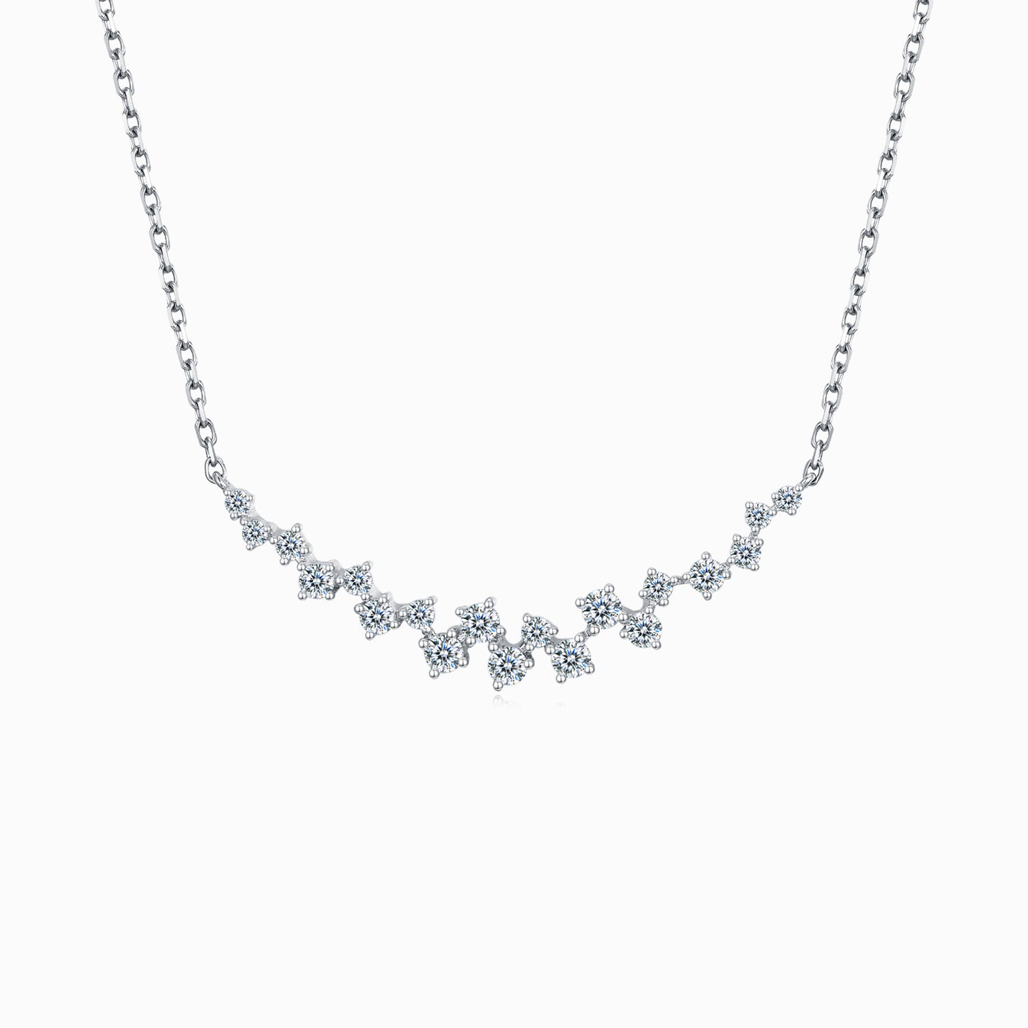 LEGACY- 18K White  Gold Dimond Necklace