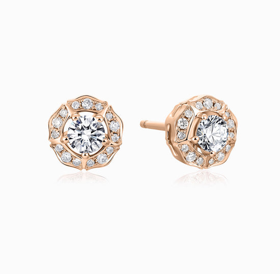DATURA • ASTRA Diamond and 18K Rose Gold Earrings