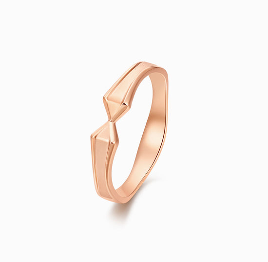 Load image into Gallery viewer, BRIDAL - CHAPELl Rose Gold Wedding Ring
